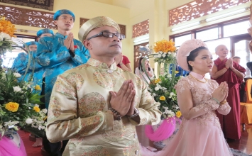 Phật tử Sri Lanka tổ chức lễ hằng thuận tại chùa